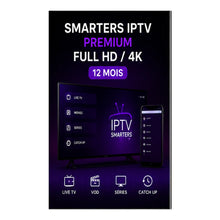 Charger l'image dans la galerie, ABONNEMENT SMARTERS IPTV premium FULL HD /4K 12 MOIS
